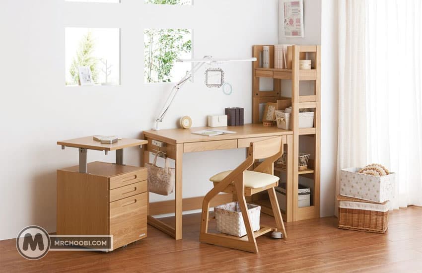 صندلی چوبی سالن مطالعه با نشیمن استاندارد